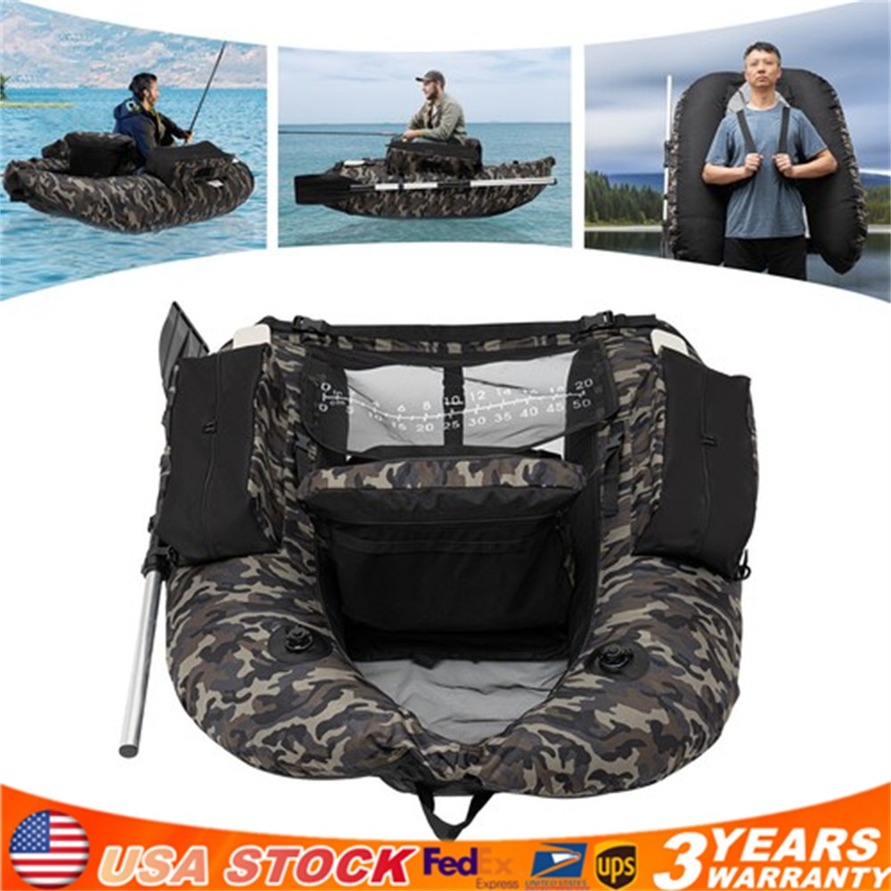 Inflatable Boat Dinghy Pontoon Outdoor Rafting Dive Fishing Boat Hand Air Pump