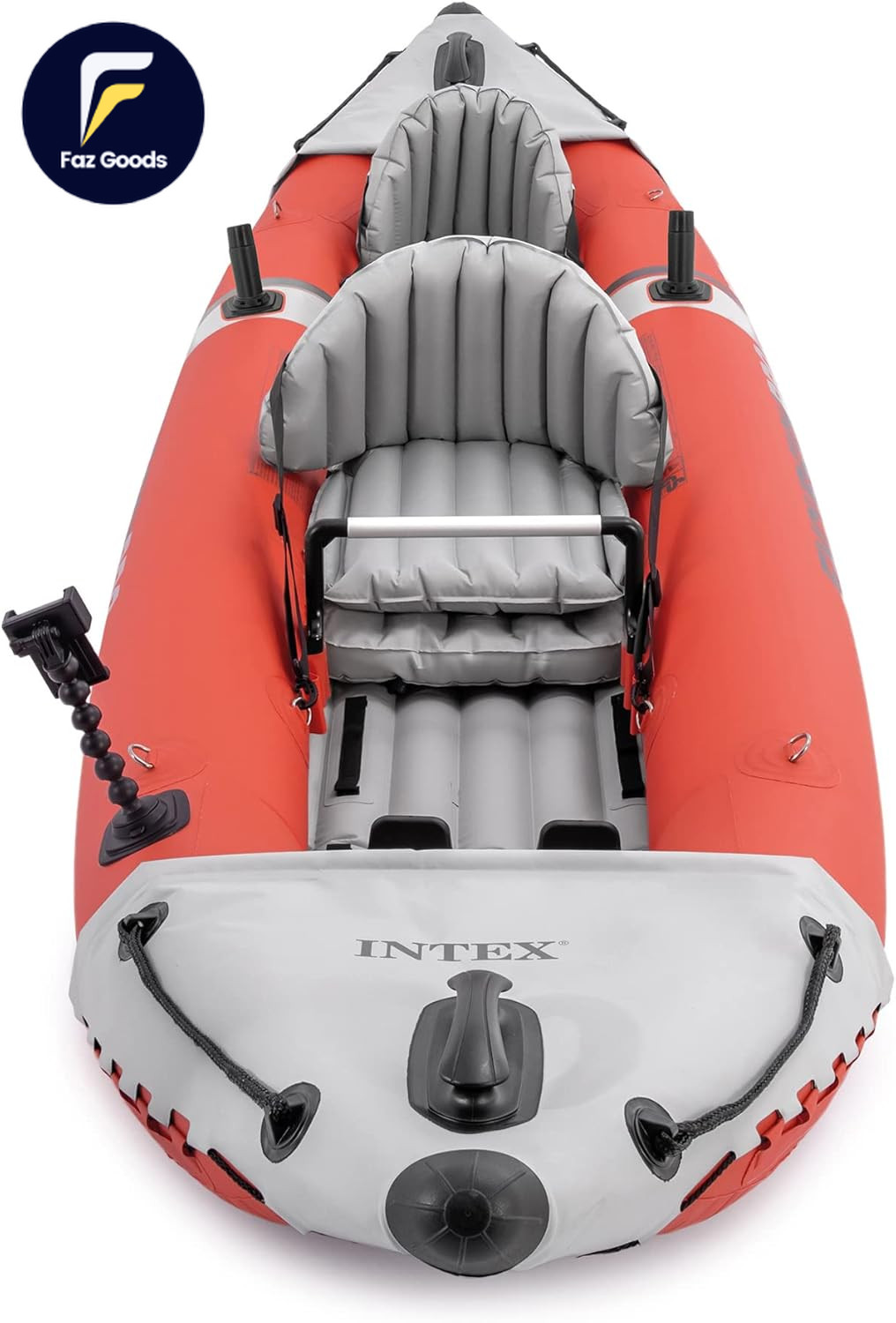 Intex 68309EP Excursion Pro K2 Inflatable Kayak Set Includes Deluxe 86in Kayak
