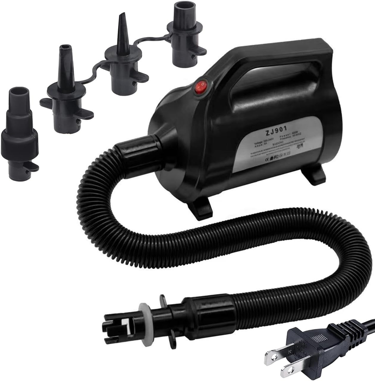 Electric Air Pump 120V for Inflatable Towable Tube/Boat/Air Mattress/Swim Ring/P