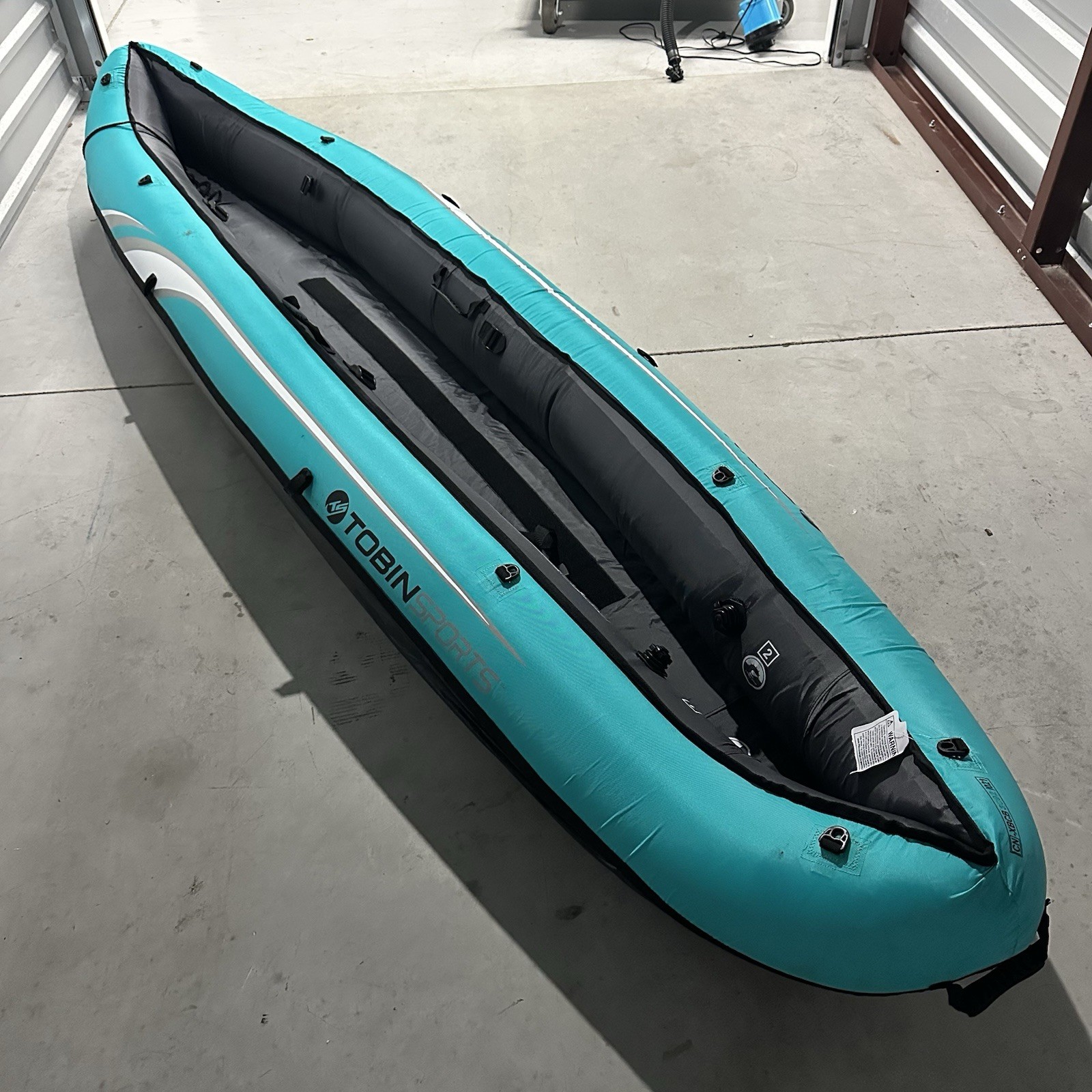 Tobin Sports 10’10” Inflatable Kayak 2-Person 440 lb | KAYAK & 12V PUMP ONLY