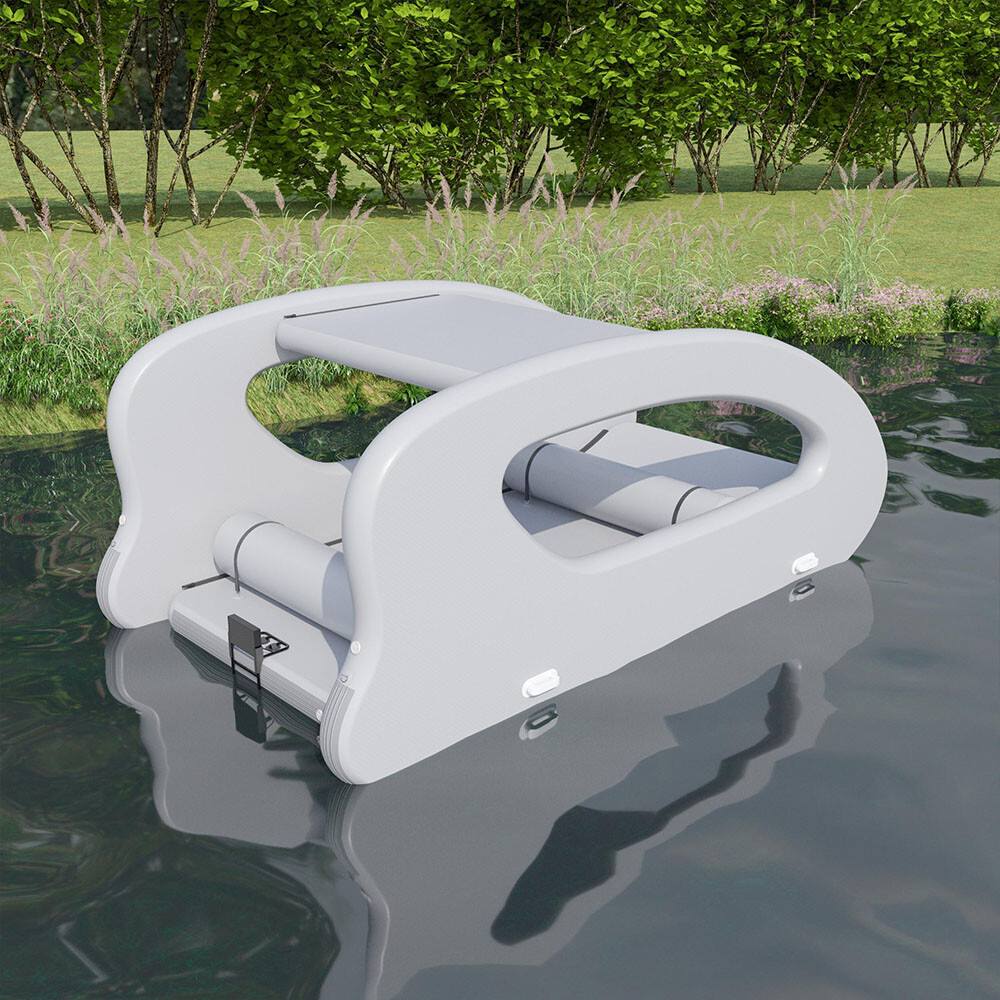 Hot Inflatable Electric Boat Inflatable House Boat For Ocean Lake Water play