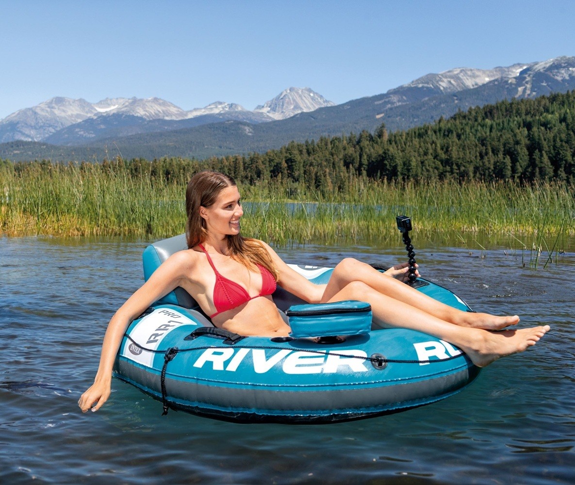 Intex River Run 1 Pro Inflatable Floating Lake Tube 49in X 48in X 20in