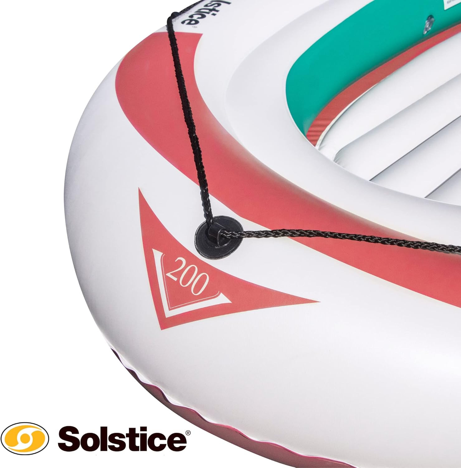 6′ Inflatable Boat Kit for Lakes & Rivers – 2-Person Raft with Oars