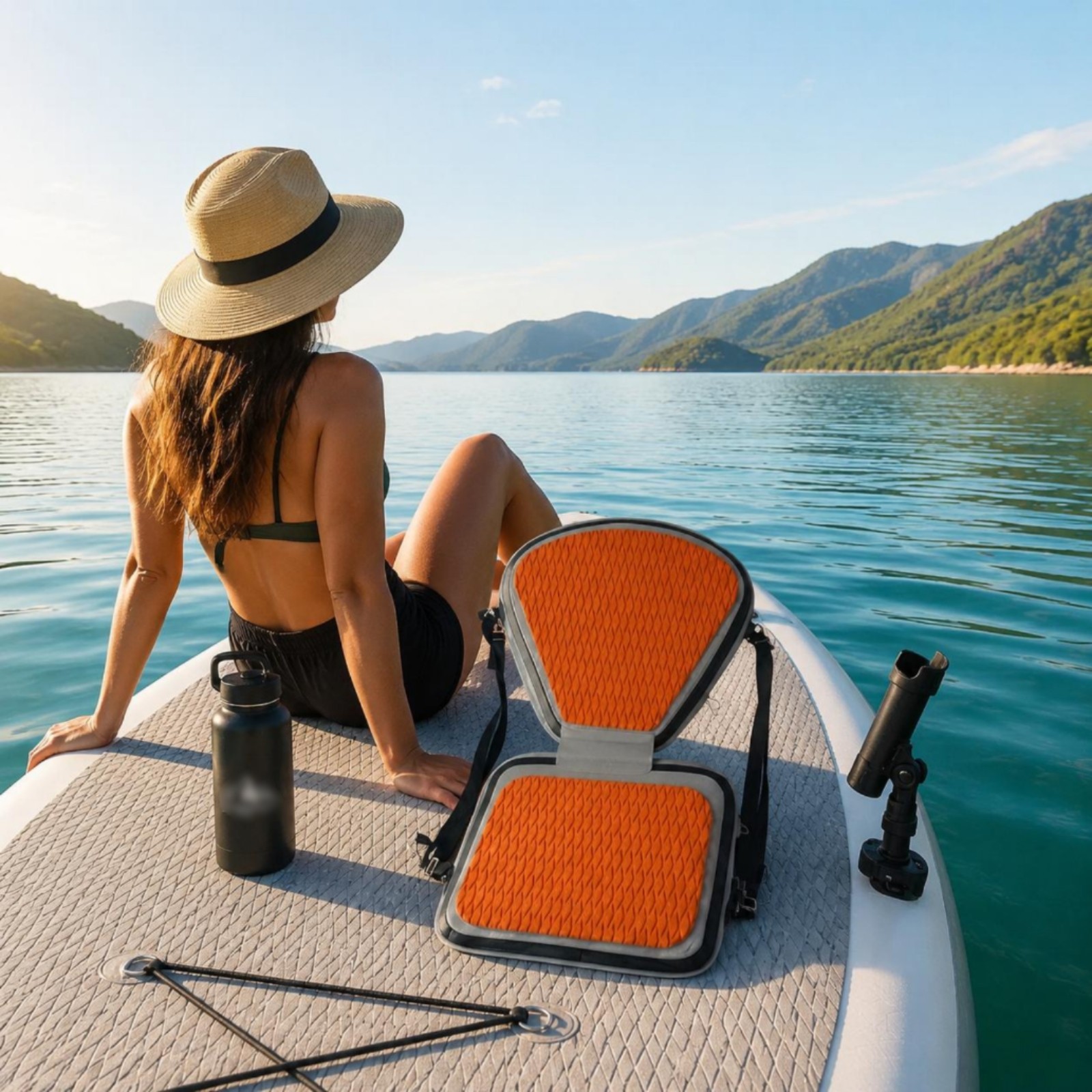 Stand-up Paddleboard Seat Waterproof Paddle Board Backrest Seat Adjustable