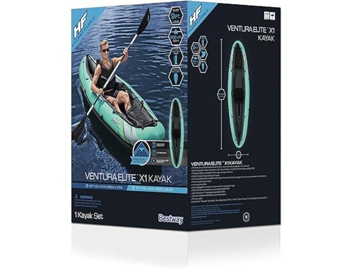 Bestway Hydro-Force 1-Person Ventura Elite Inflatable Kayak Set