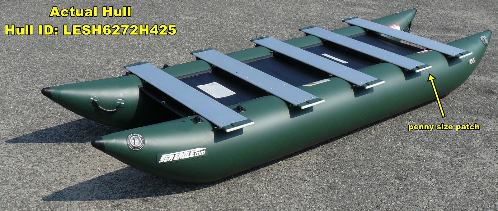 Sea Eagle 375fc FoldCat 2 Man Inflatable Fishing Boat – FREE S&H, 3 YR WARRANTY