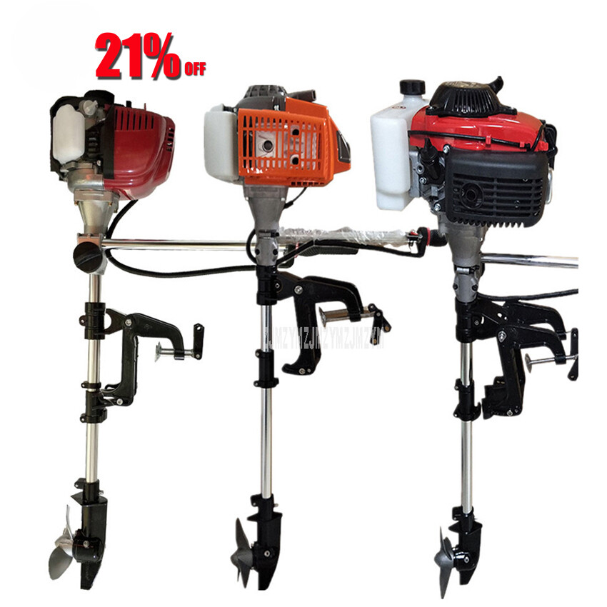 Boat Gasoline Oil Engine 4 Stroke 2HP 4HP Outboard Motor for Boat 2 Stroke