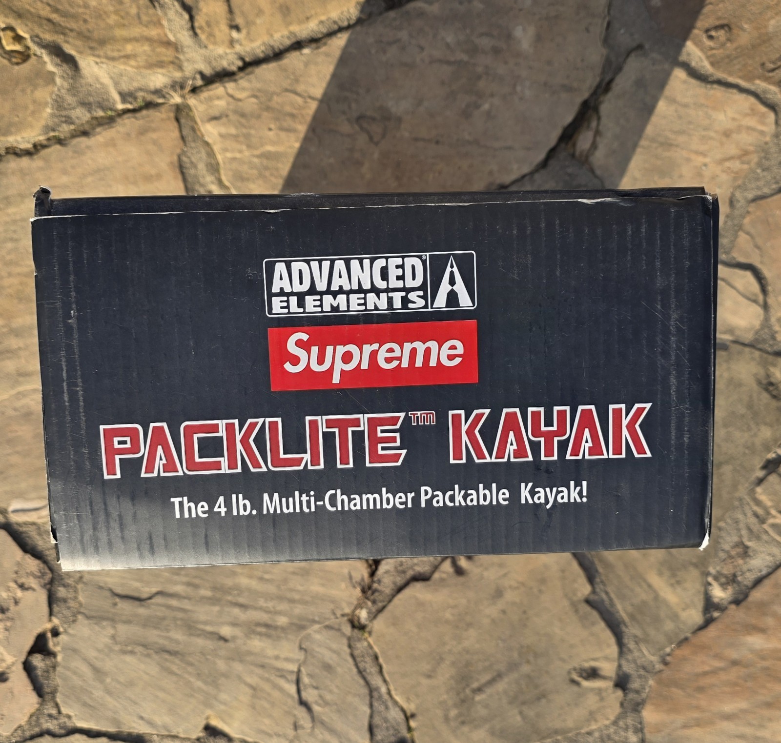 Supreme Advanced Elements Packlite Kayak in Red SS18 Inflatable Packable Oar