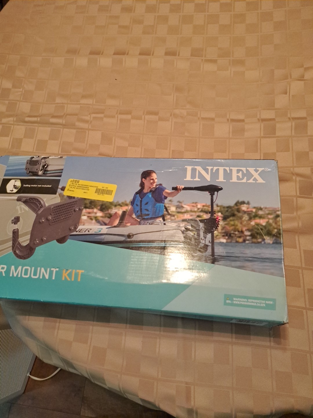 Intex Motor Mount Kit for Inflatable Boat/Raft with Mounting Capability 68624EP