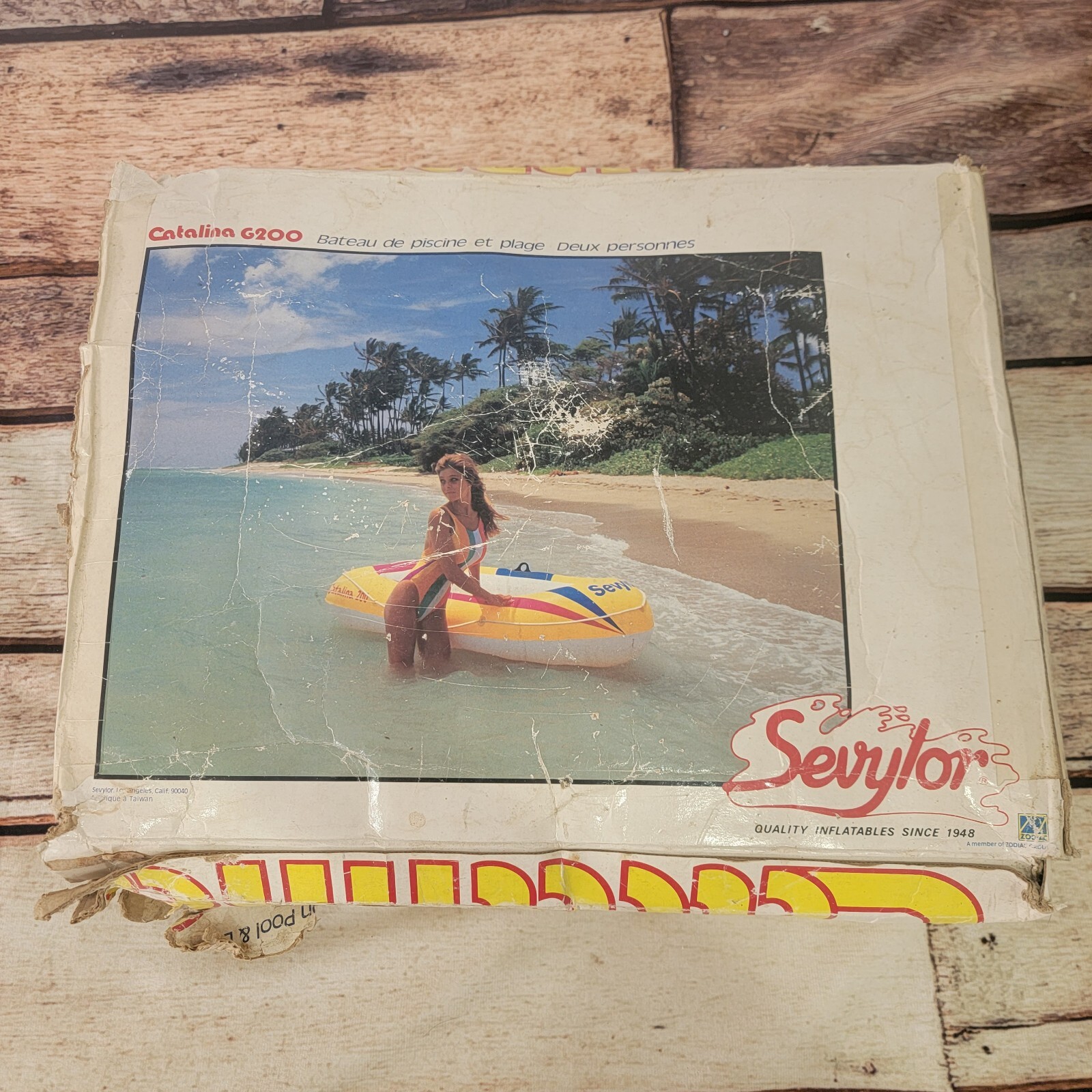 Sevylor Catalina G200 Inflatable Raft new old stock Vintage Rare