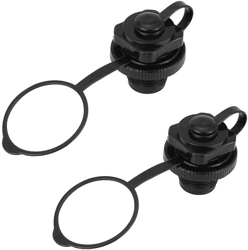 Inflatable Boat Air Valve,2Pcs Inflatable Boat Replacement Caps Boat Spiral Air