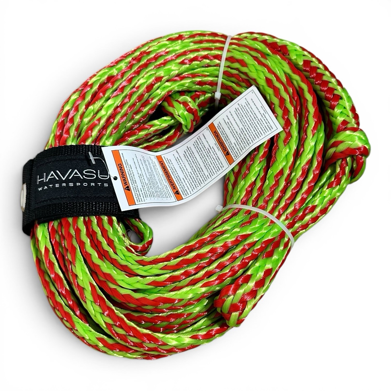 Havasu 60′ Tow Rope 3 Person Tube Rope 3350 lb Tensile Boat Jet Ski Tow Line