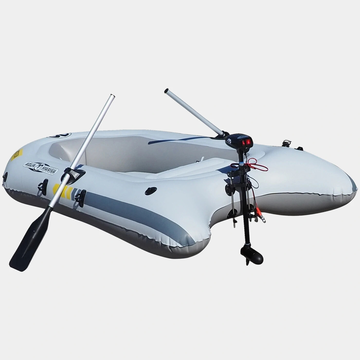 Motion Sports Boat with Electric Motor T-18 Inflatable Boat (Aqua Marina)