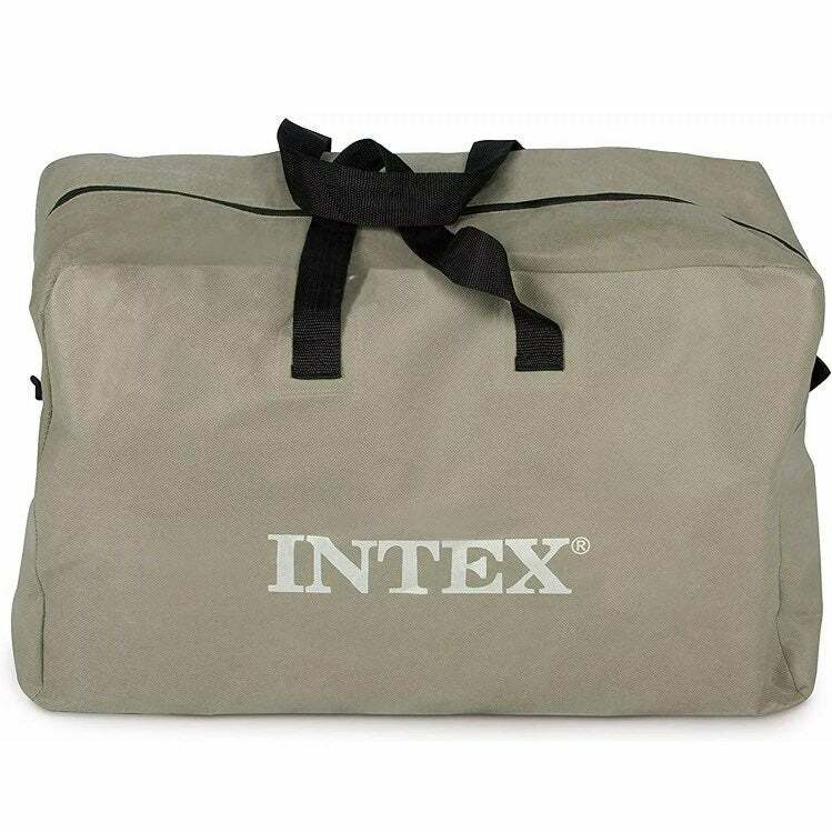 Intex Explorer K2 Inflatable 2-Person Yellow Kayak W/ Aluminum Oars & Air Pump