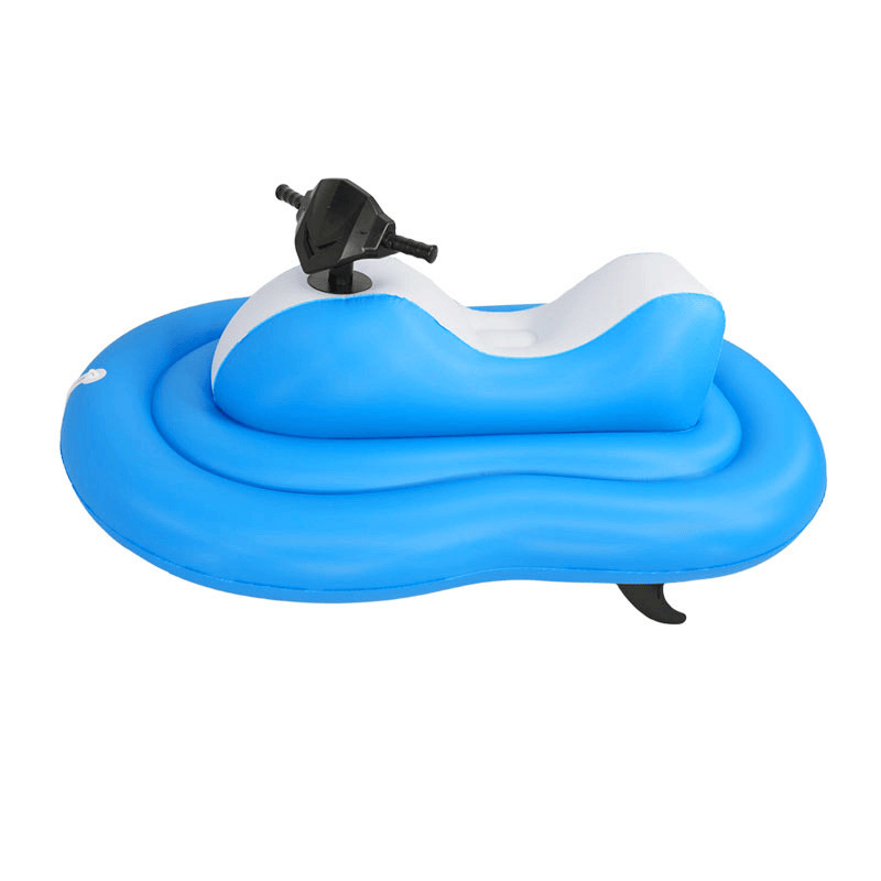 Kids Inflatable Jet Ski Pool or Beach Float Lounge Raft Fun Toy with Motor