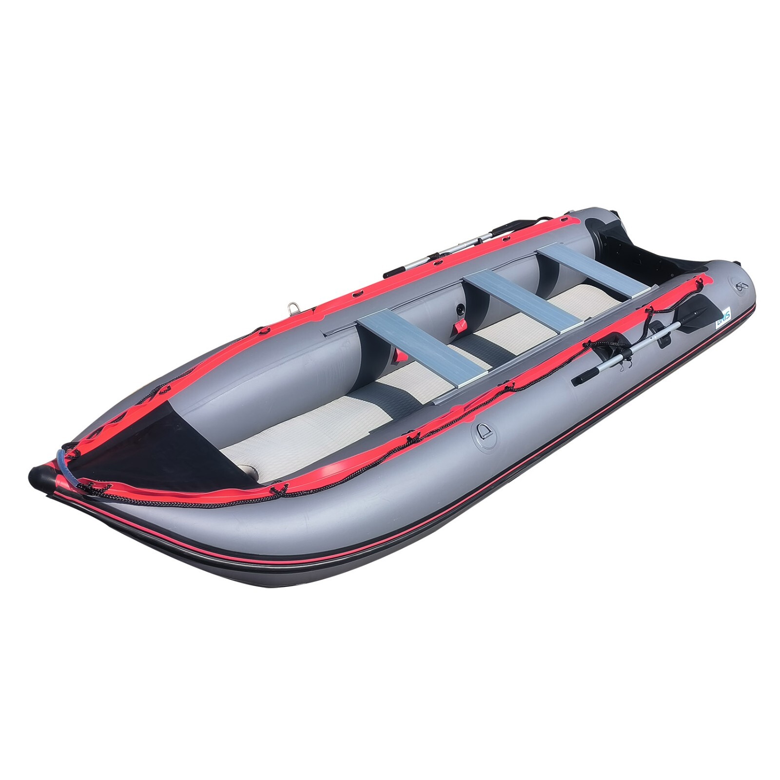 BRIS 14.5Ft Heavy Duty Inflatable Kayak Boat Tender Inflatable Canoe Dinghy