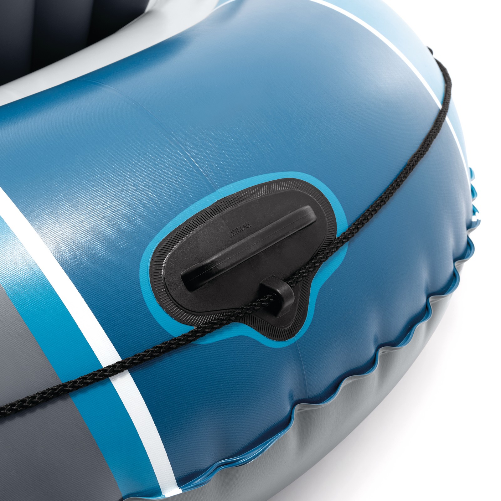 INTEX 66325EP Excursion 5 Inflatable Boat Set with 54″ Oars, Pump, & Rod Holders