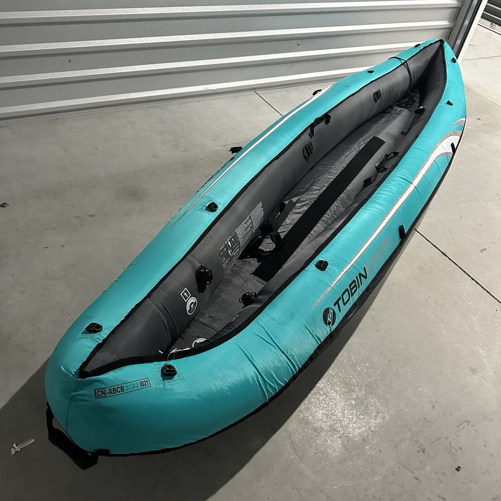 Tobin Sports 10’10” Inflatable Kayak 2-Person 440 lb | KAYAK & 12V PUMP ONLY