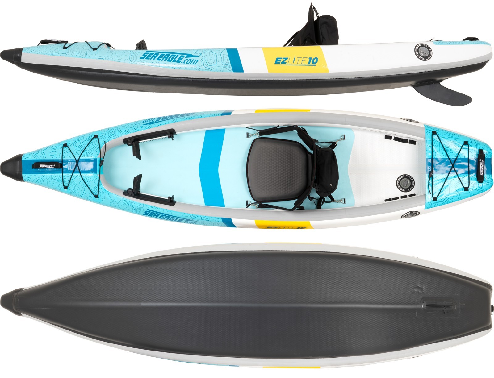 Sea Eagle Inflatable EZLite10 Kayak Pro Package – FREE S&H, 3 Year Warranty
