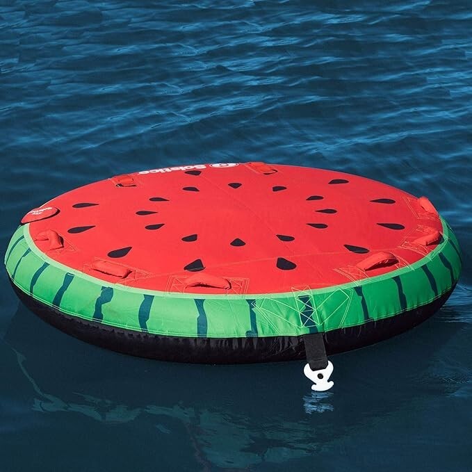 Lay-On Watermelon Island Towable Inflatable for 1-2 Riders