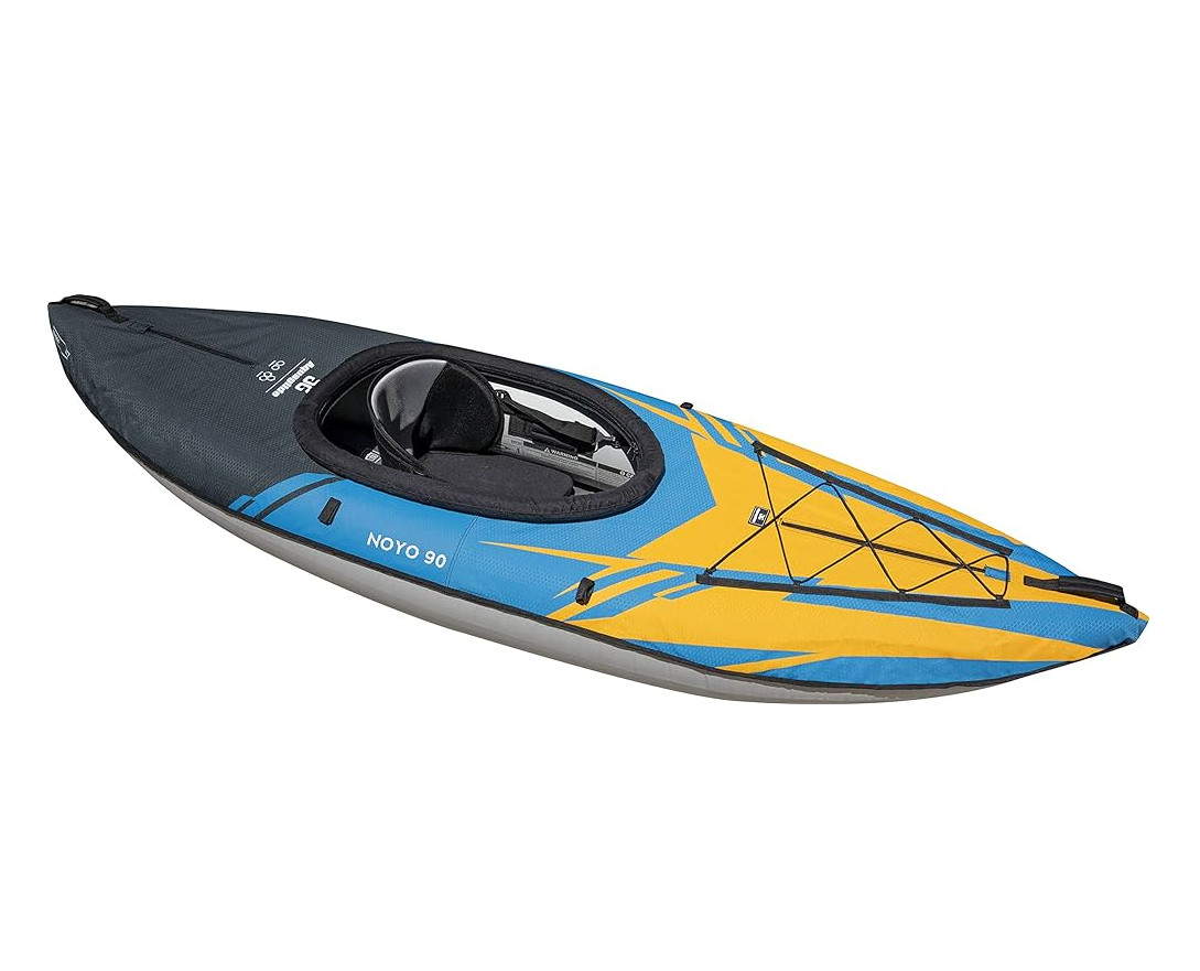 Inflatable Kayak Noyo 90, Portable, Lightweight ,Kayak-Seat and Storage Bag (39D