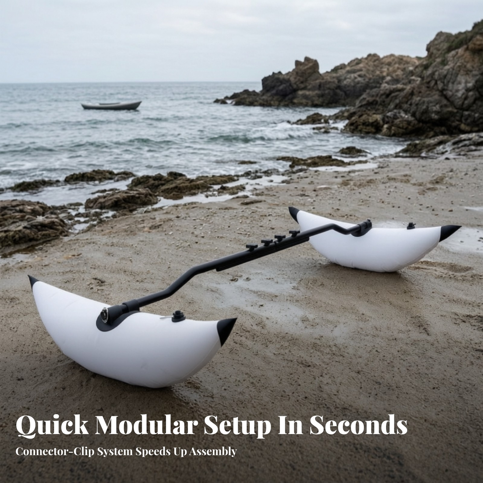 Kayak Buoyancy Stabilizer Kit Removable Inflatable Stabilizer Kit Lightweight