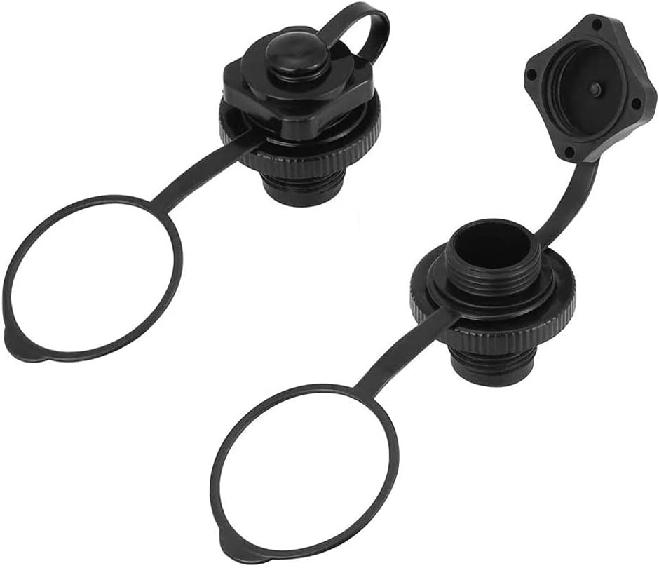 Inflatable Boat Air Valve,2Pcs Inflatable Boat Replacement Caps Boat Spiral Air