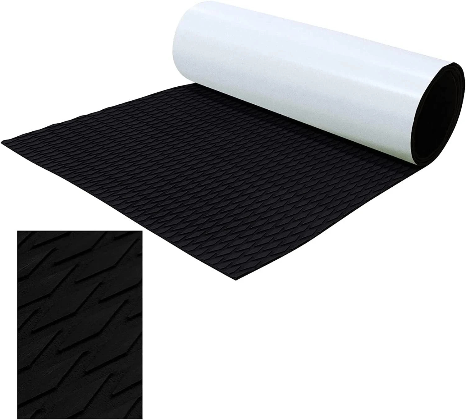 EVA Foam Boat Decking Sheet 47.2×11.8 in Black for DIY Marine Surfboard