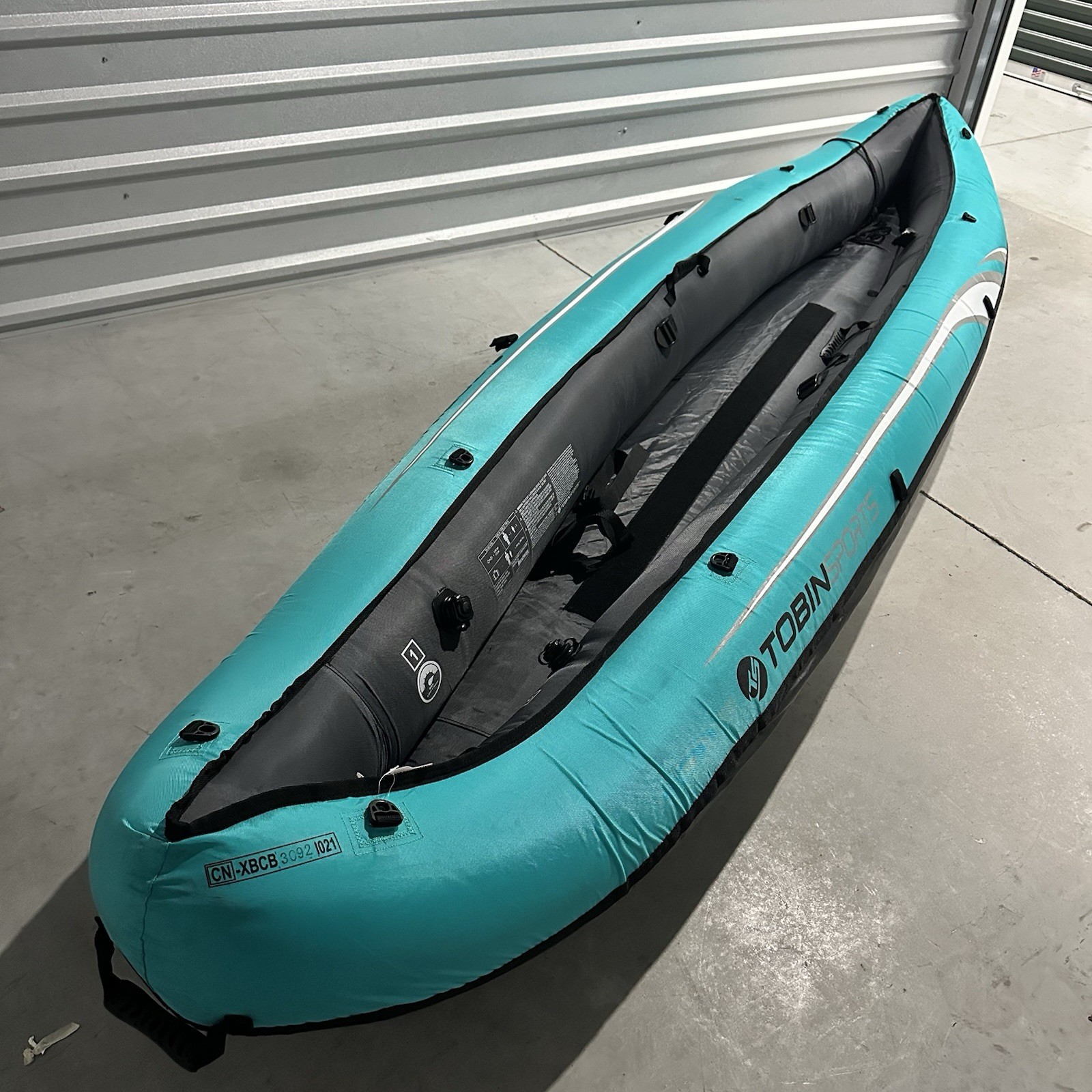 Tobin Sports 10’10” Inflatable Kayak 2-Person 440 lb | KAYAK & 12V PUMP ONLY