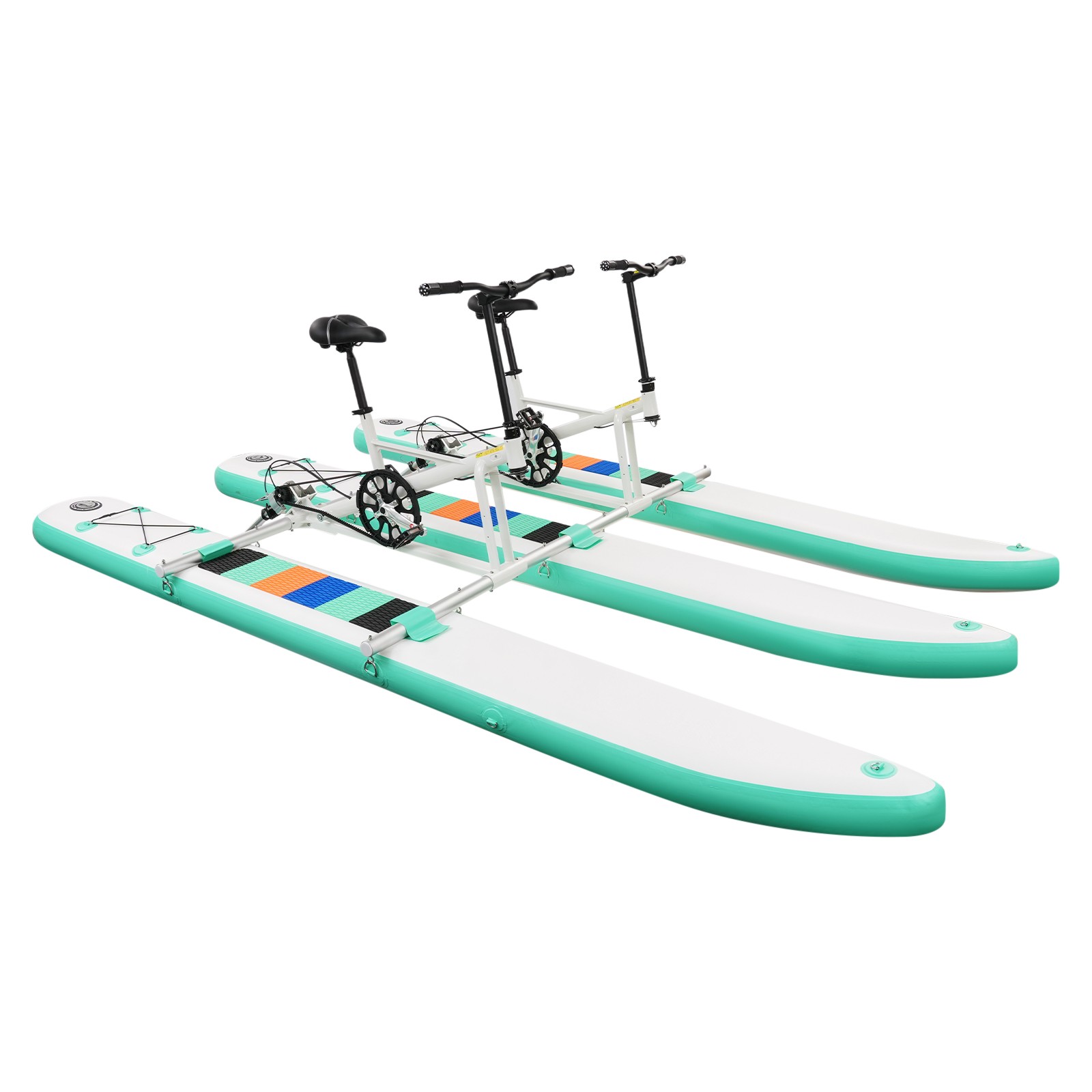 Inflatable pedal boat inflatable water bike water bike for 2 people for Lake/Sea