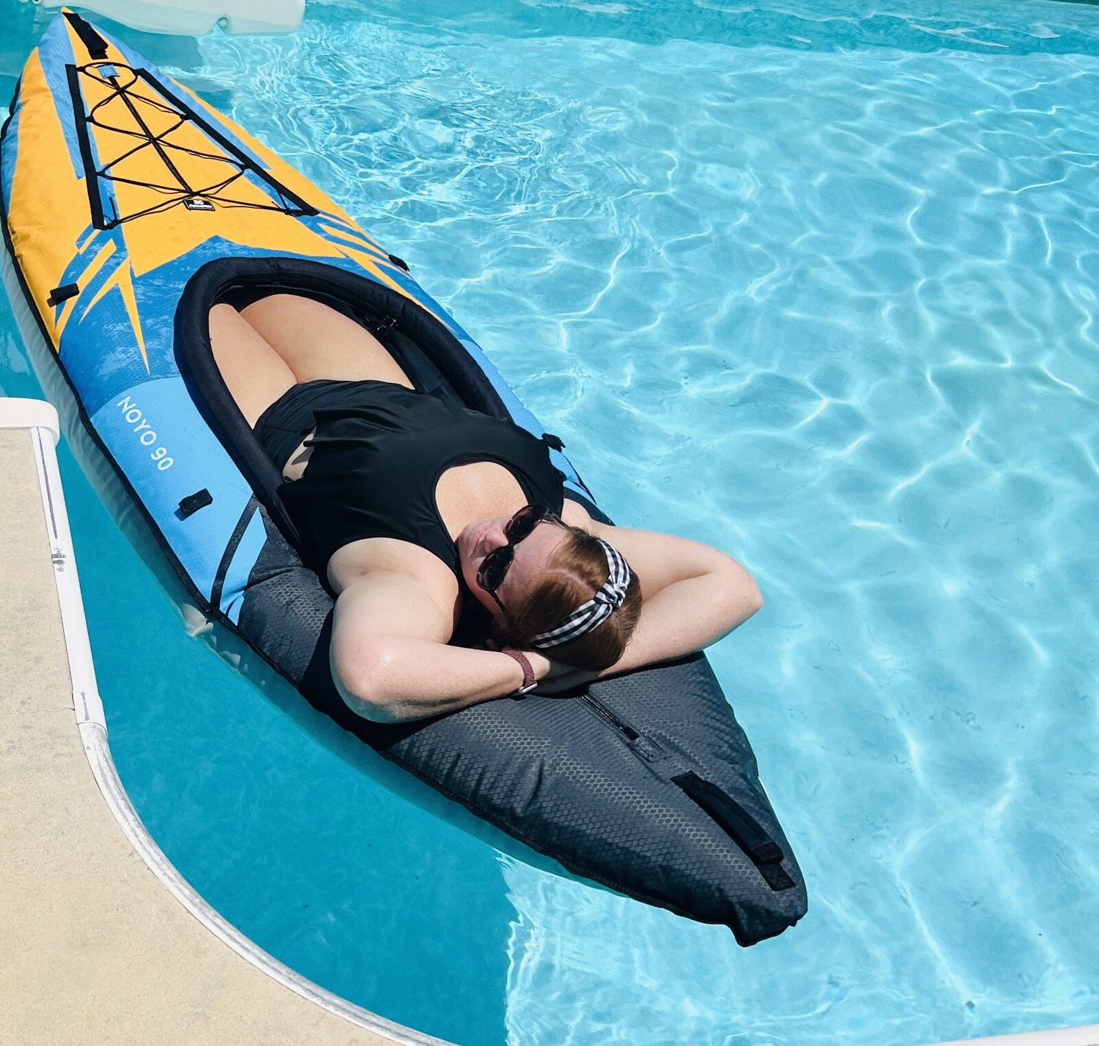 Noyo 90 Inflatable Kayak – 1 Person Touring Kayak – Weighs Just 21 Pounds!