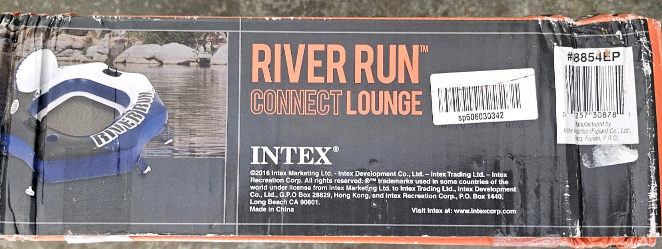 Intex River Run I Sport Lounge 53 inch Inflatable Water Float