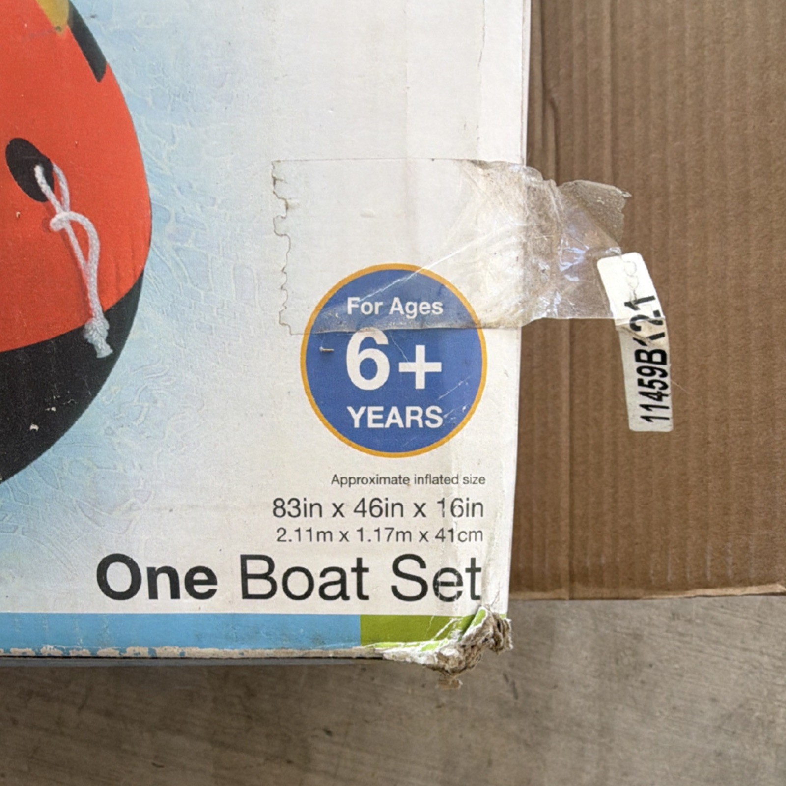 Intex Explorer 300 Inflatable Boat Set 83x46x16 w/ 2 Paddles