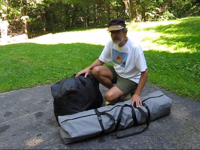 Inflatable Sailboat with Intex Mariner 3 Hull. Very portable!