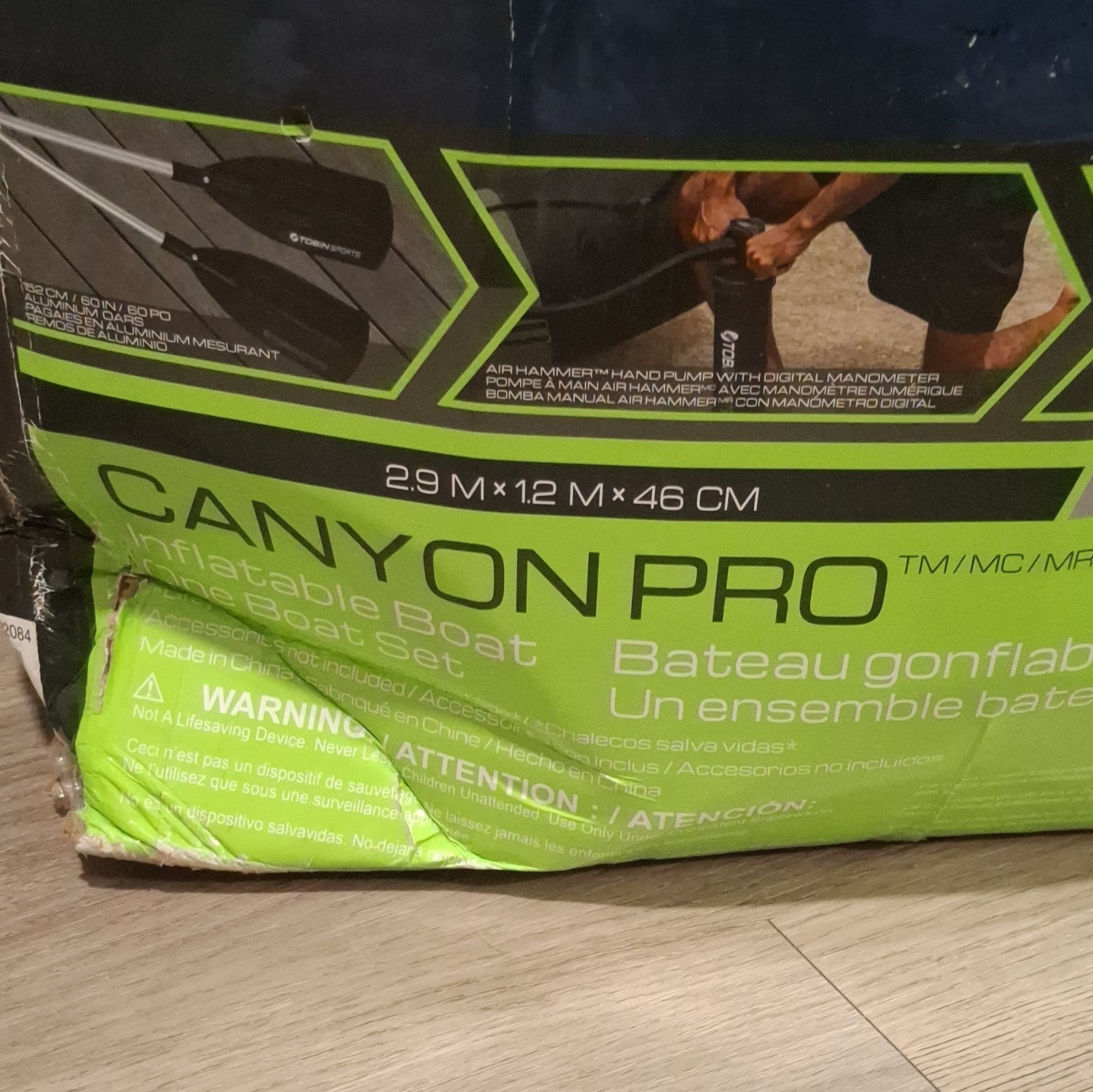 Tobin Sports Canyon Pro Inflatable Raft – Model Canyon Pro MPN 2822684