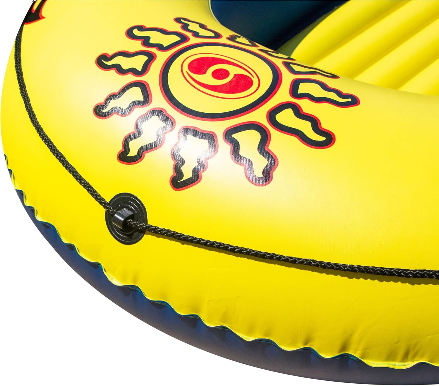 SOLSTICE Inflatable Boat Rafts 3 Person for Adults & Kids Comes W/ Pole Oar Hold
