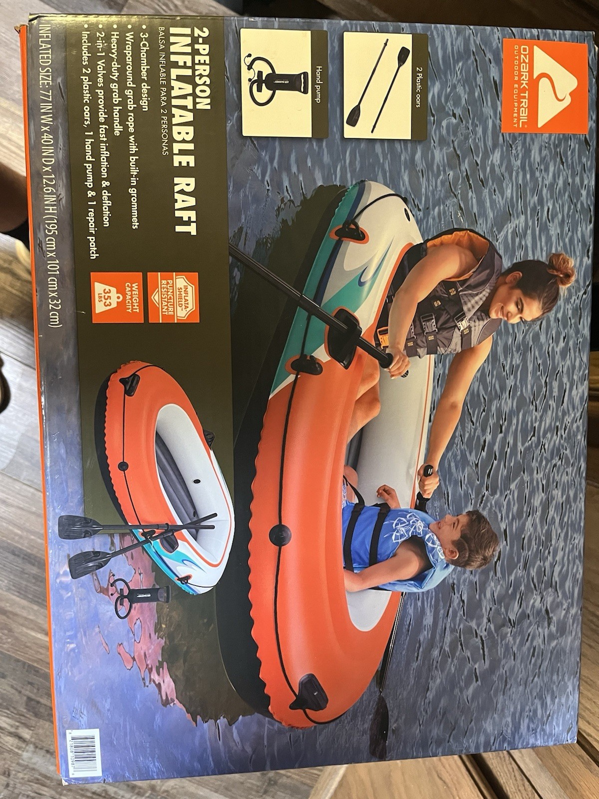 2 Person Inflatable Raft