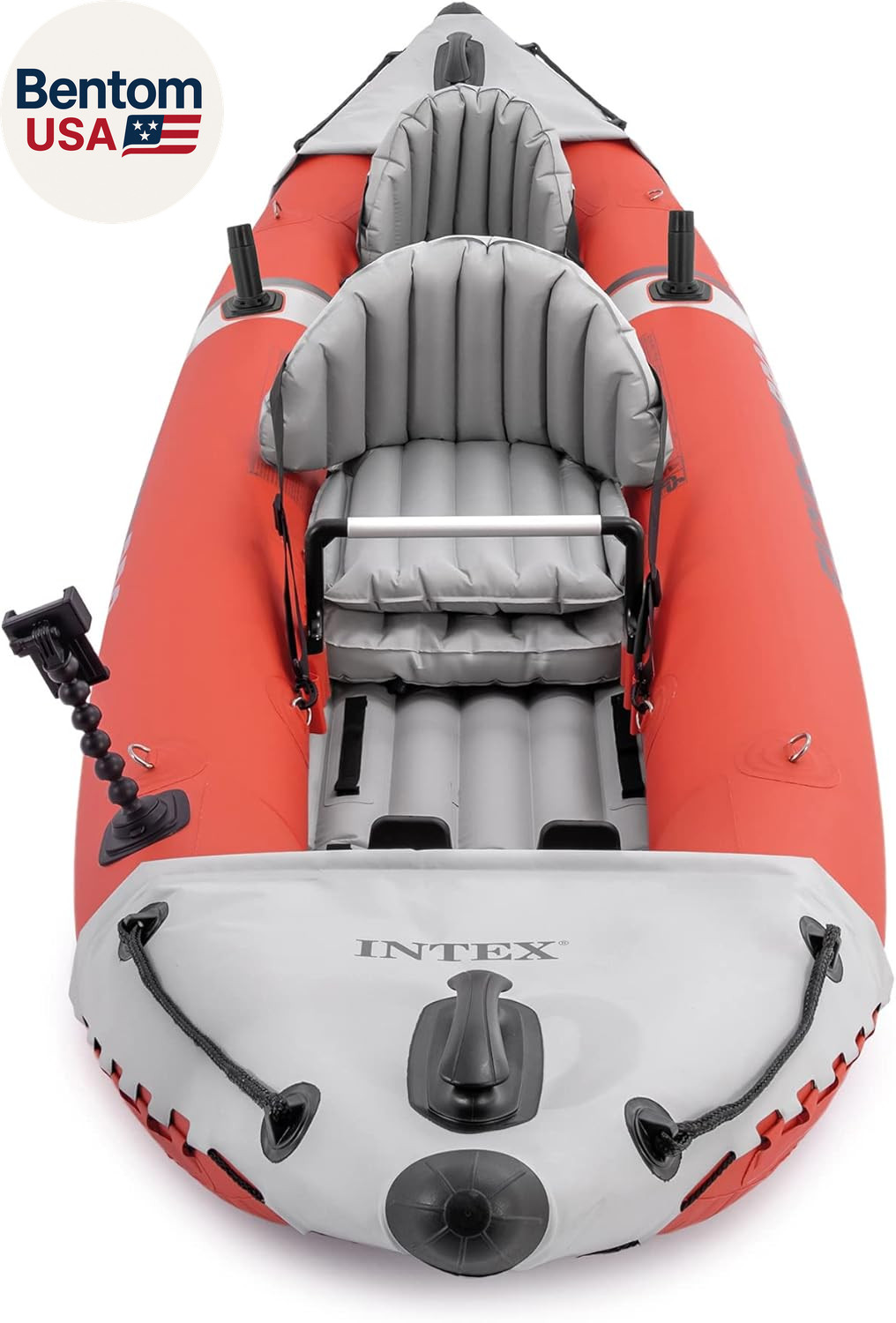 68309EP Excursion Pro K2 Inflatable Kayak Set: Includes Deluxe 86In Kayak Paddle