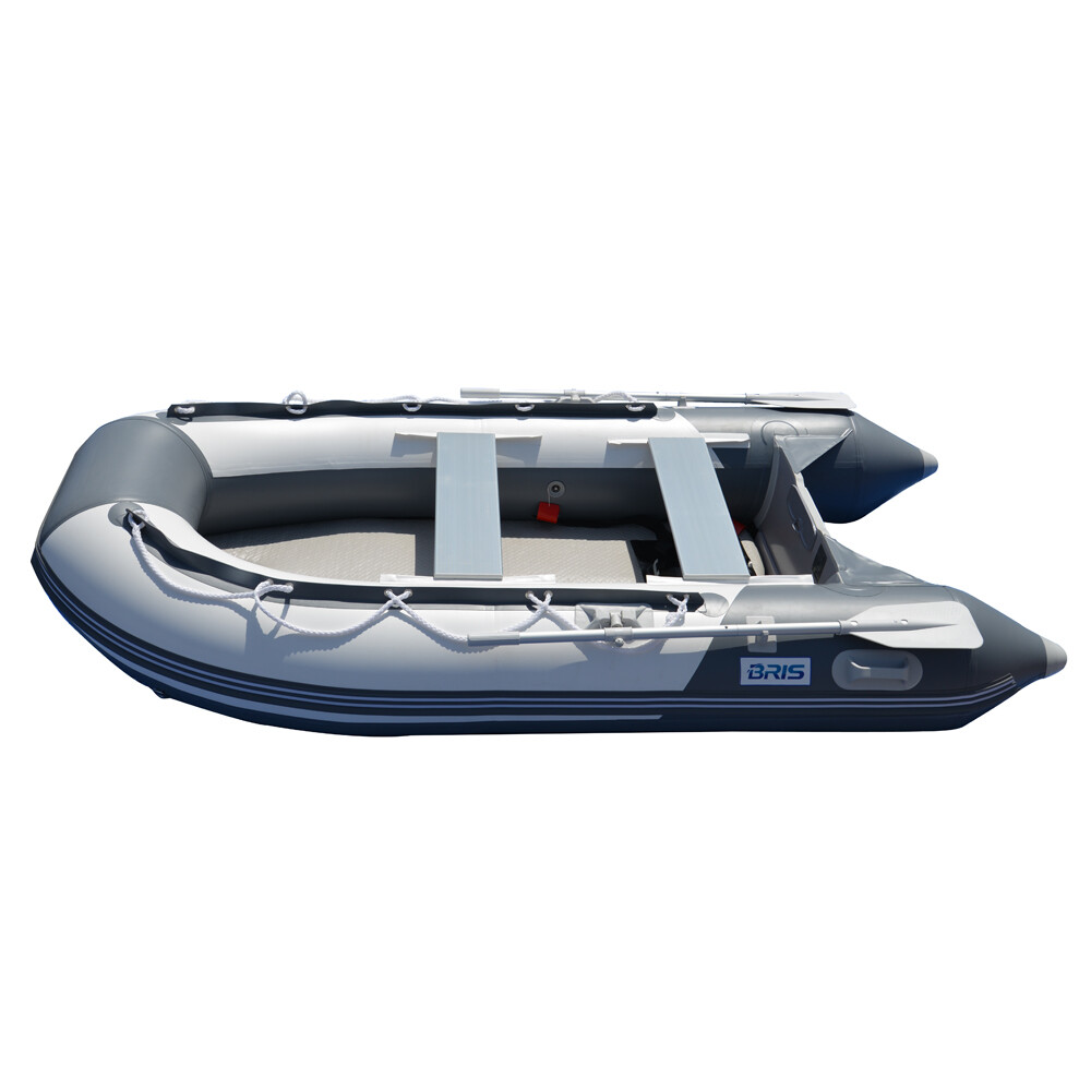 BRIS 9.8 ft Inflatable Boat Dinghy Yacht Tender Fishing Raft Pontoon W/Air Floor