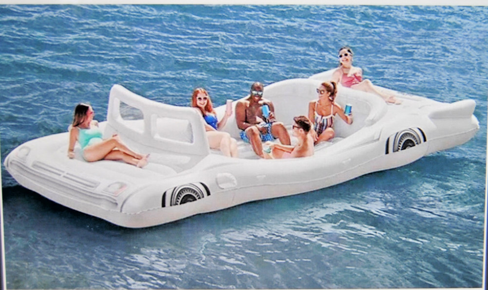 Member’s Mark White Inflatable Convertible Cruiser 6-Person Capacity New L2884