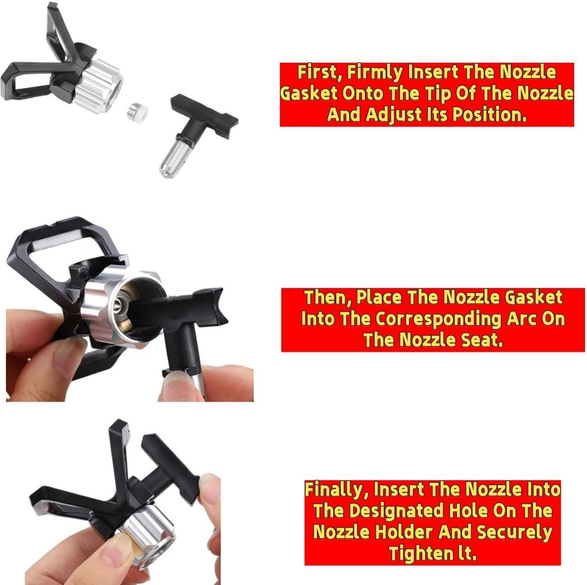 246453 Seal Tip Gasket for Graco RAC X/XV Spray Tips | Fits 390/395/490/495/695/