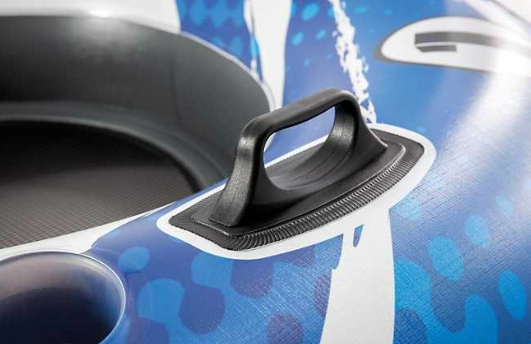 Intex River Run 1 Lounge Inflatable Floating Water Tube Blue/White🔥🔥 Box Dents