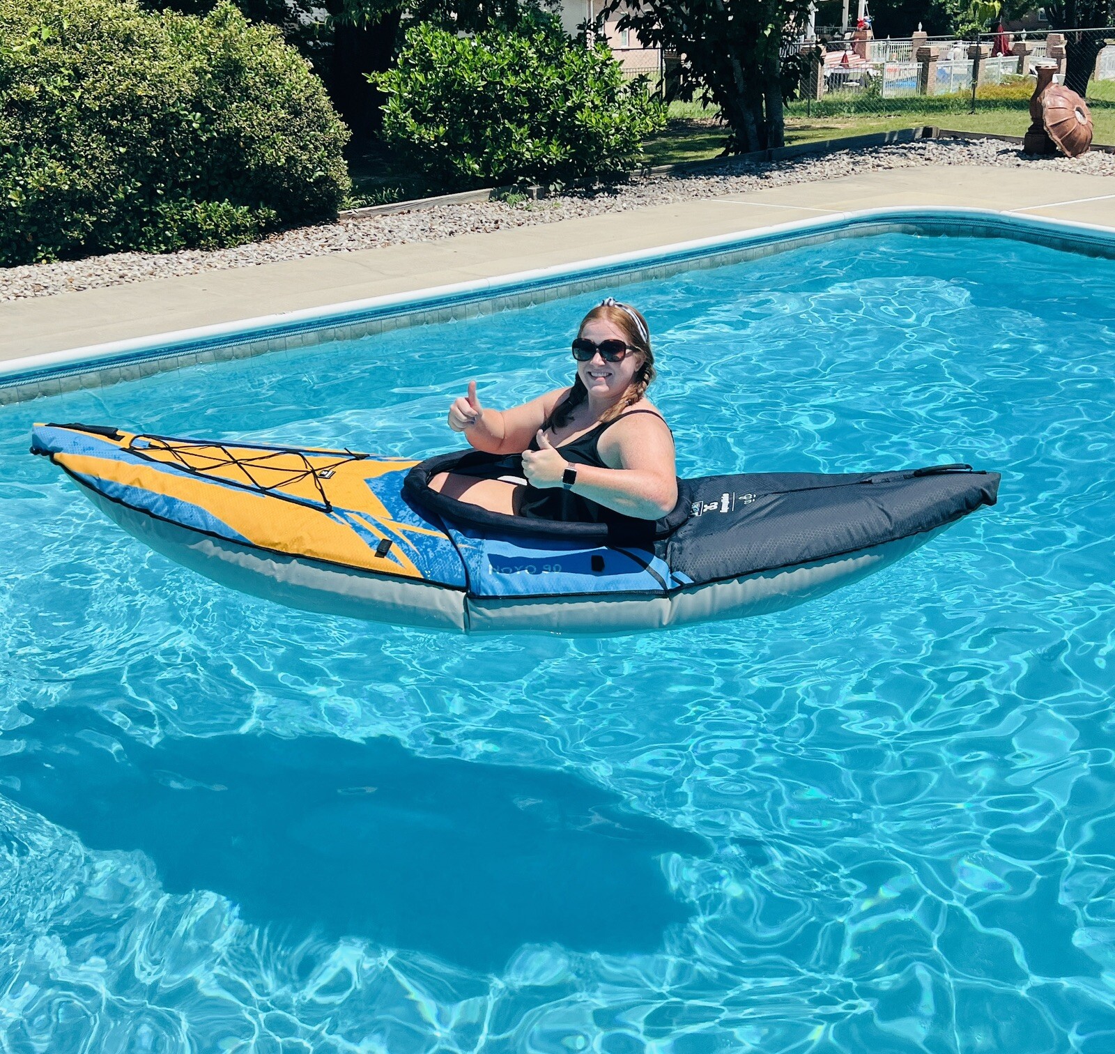 Noyo 90 Inflatable Kayak – 1 Person Touring Kayak – Weighs Just 21 Pounds!