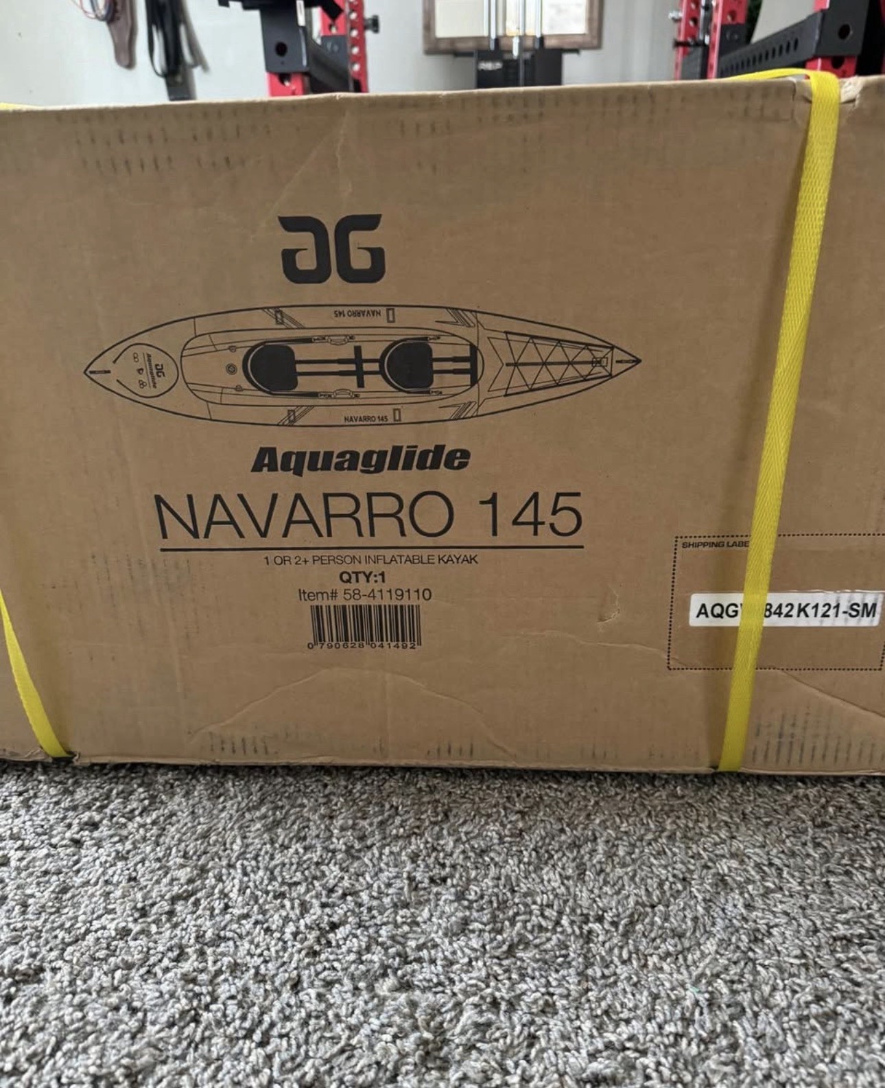 Aquaglide Navarro 145 Tandem Inflatable Kayak AQG2842K121-SM