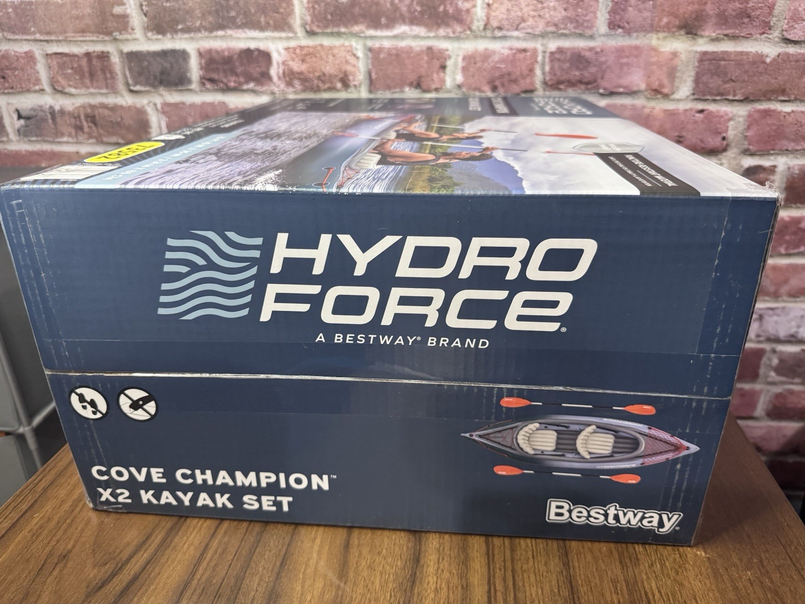 Hydro-Force Cove Champion X2 Kayak Set 73582 Inflatable-Shield 10ft 10in x 35in