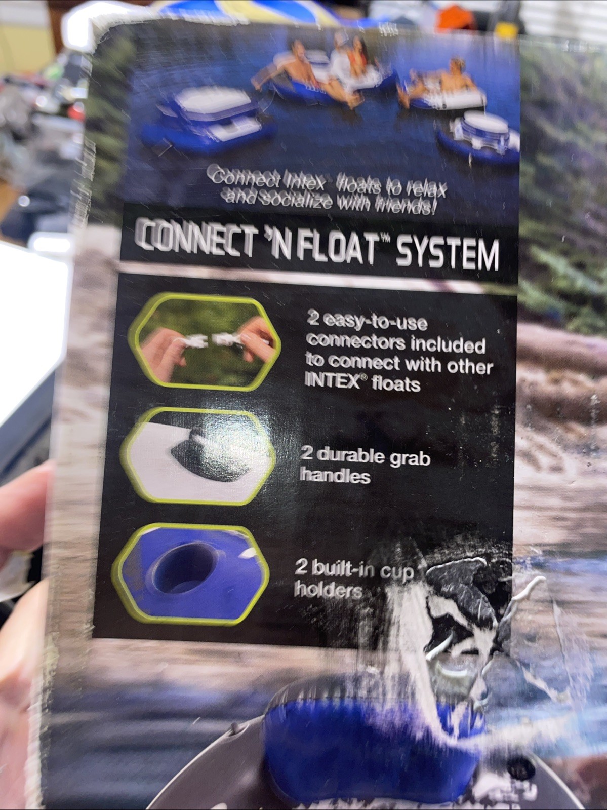 Intex River Run I Sport Lounge Inflatable Water Float 53 Diameter Brand New