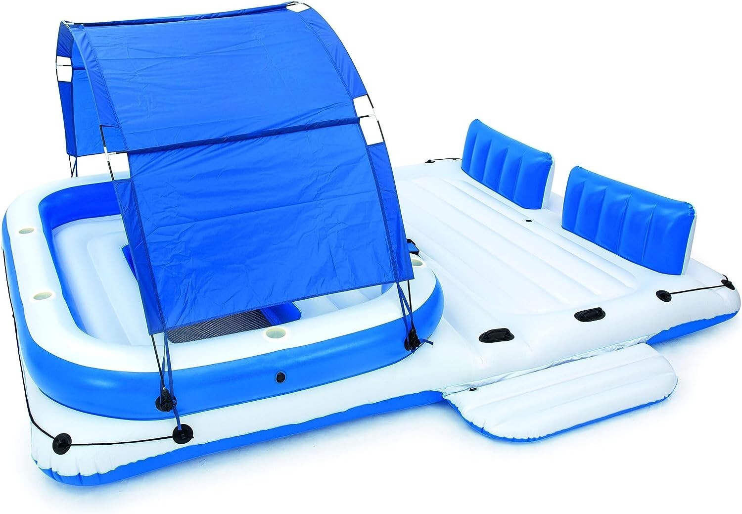 Bestway Hydro ForceTropical Breeze Raft 6-Person Inflatable Float Large Lounge