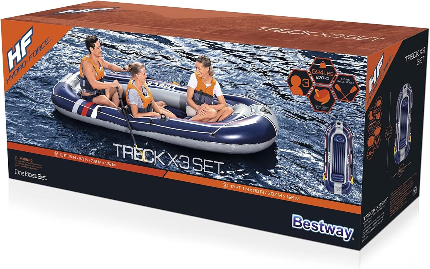 Balsa inflable Hydro-Force, para niños y adultos, ideal lagos y ríos