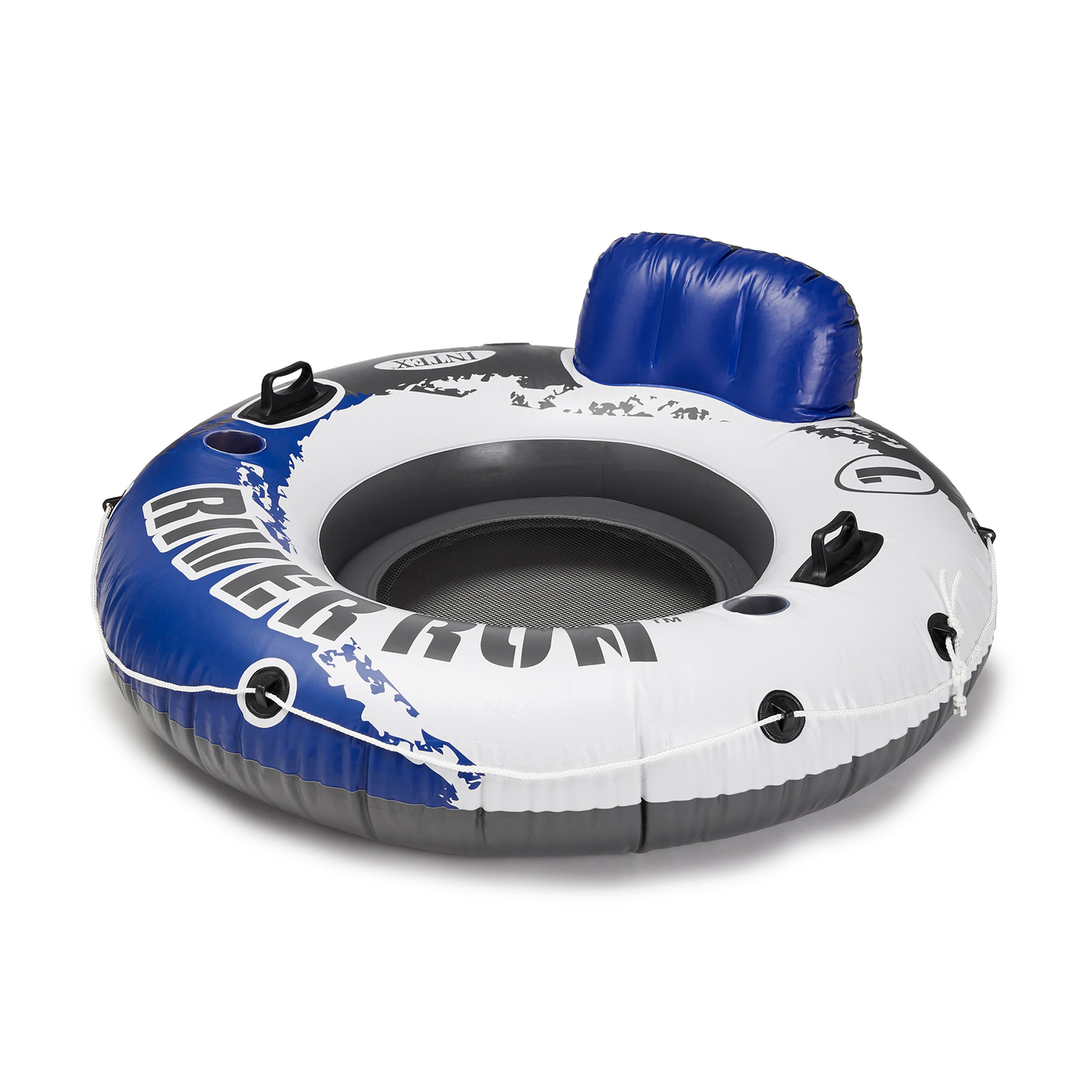 Intex River Run 1 Person Inflatable Tube Raft Float for Lake, Pool, and River