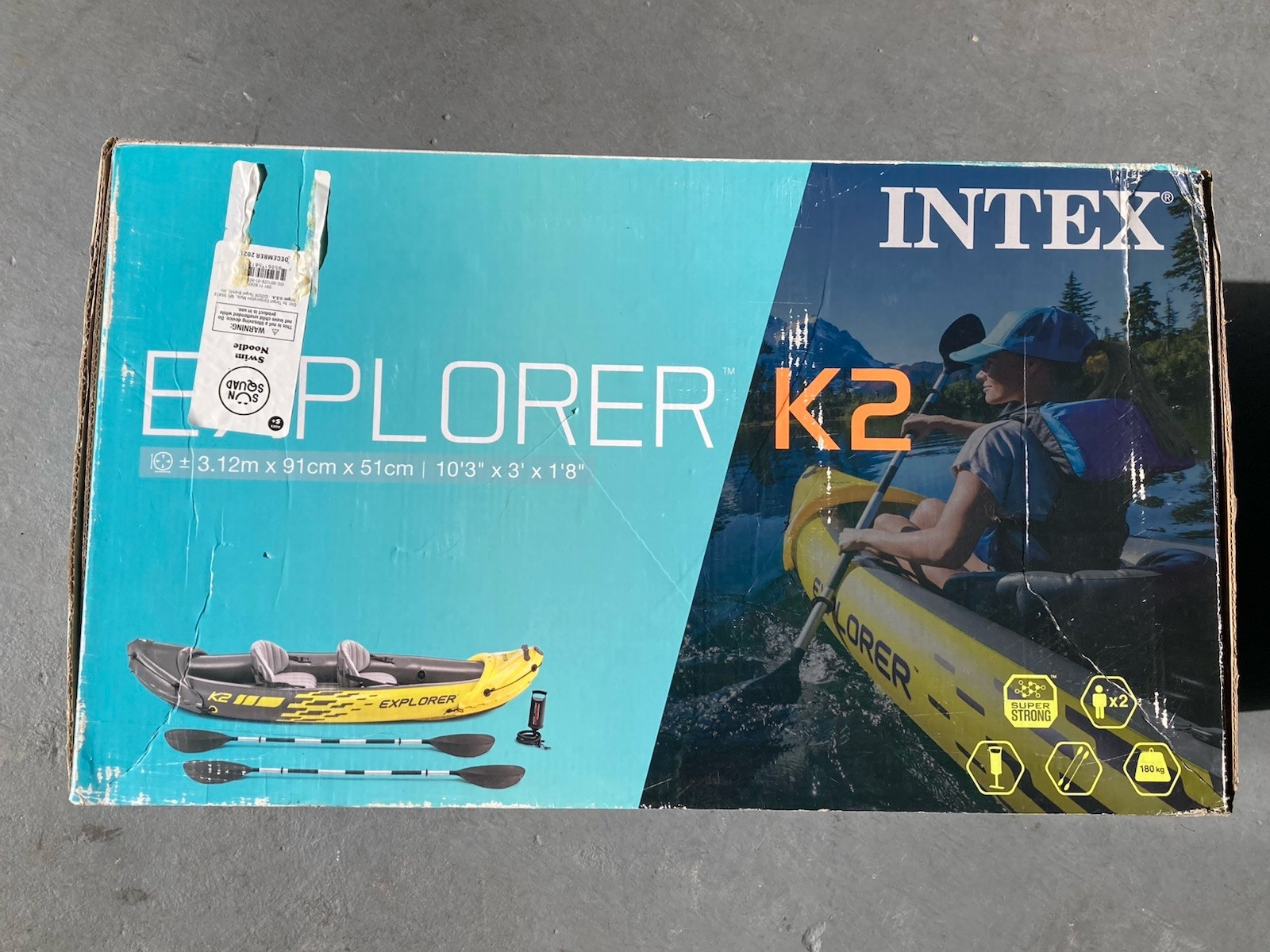 Intex Explorer K2 Inflatable Kayak – 2 Person